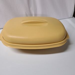 Vintage Tupperware Microwave Steamer Oval Serving